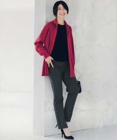 TAKASHIMAYA Style Plus / タカシマヤ スタイル・プリュ スラックス・ドレスパンツ | 尾州素材ストレートパンツ＜股下７２ｃｍ＞