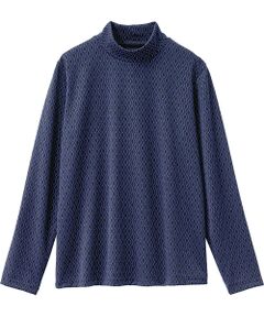 TAKASHIMAYA Style Plus / タカシマヤ スタイル・プリュ カットソー | キュプラ混 ジャカードプルオーバー