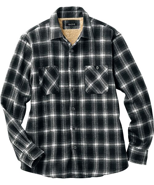 TAKASHIMAYA Style Plus / タカシマヤ スタイル・プリュ その他アウター | 裏ボアシャツアウター（ブラック×グレー）