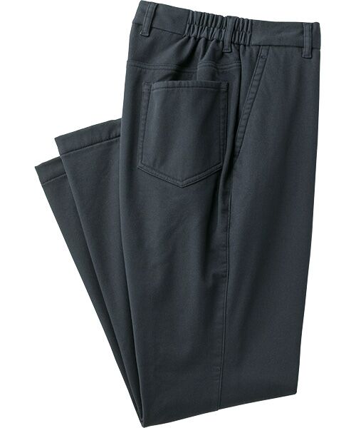 TAKASHIMAYA Style Plus / タカシマヤ スタイル・プリュ チノ・ワークパンツ | 防風ストレッチ 裏フリースチノパンツ（股下75cm）（ダークネイビー）