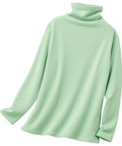 TAKASHIMAYA Style Plus / タカシマヤ スタイル・プリュ カットソー | 裏シャギー ボトルネックプルオーバー