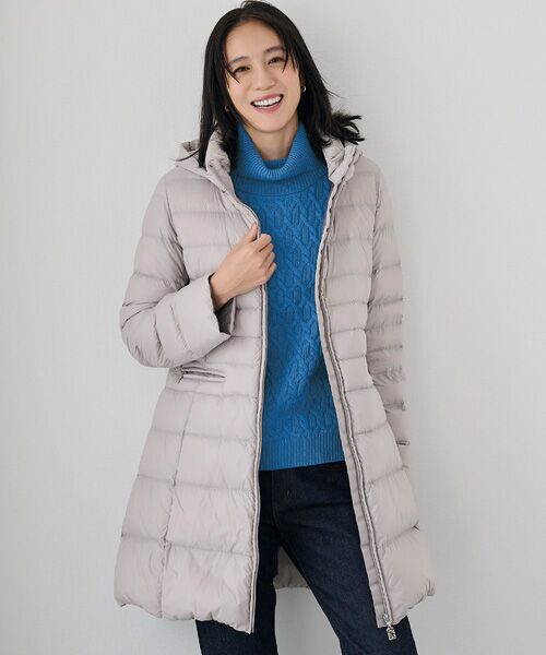 TAKASHIMAYA Style Plus / タカシマヤ スタイル・プリュ その他アウター | 軽量ダウンコート（グレージュ）