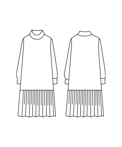 TAKASHIMAYA Style Plus / タカシマヤ スタイル・プリュ ロング・マキシ丈ワンピース | ニットワンピース＜ショート丈＞ | 詳細1