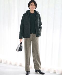 TAKASHIMAYA Style Plus / タカシマヤ スタイル・プリュ スラックス・ドレスパンツ | 尾州素材セミワイドパンツ＜股下７０ｃｍ＞