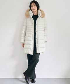 TAKASHIMAYA Style Plus / タカシマヤ スタイル・プリュ その他アウター | フェイクファー付ファイバー中わたコート