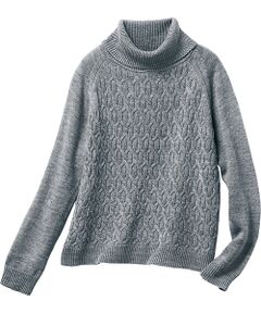 TAKASHIMAYA Style Plus / タカシマヤ スタイル・プリュ ニット・セーター | ウール入り タートルネックプルオーバー