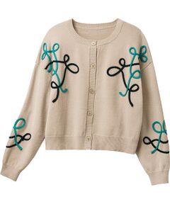 TAKASHIMAYA Style Plus / タカシマヤ スタイル・プリュ カーディガン・ボレロ | コード刺しゅうカーディガン