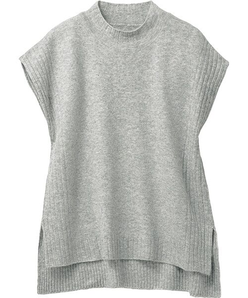 TAKASHIMAYA Style Plus / タカシマヤ スタイル・プリュ ベスト | デザインベスト（グレー）