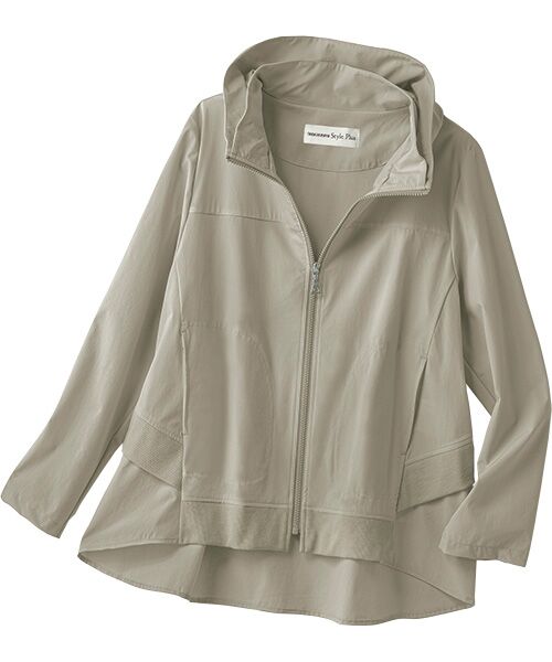 TAKASHIMAYA Style Plus / タカシマヤ スタイル・プリュ ブルゾン | ハイテンションジャケット(グレージュ)