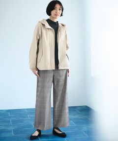 TAKASHIMAYA Style Plus / タカシマヤ スタイル・プリュ スラックス・ドレスパンツ | はっ水加工 デザインワイドパンツ <股下64cm>