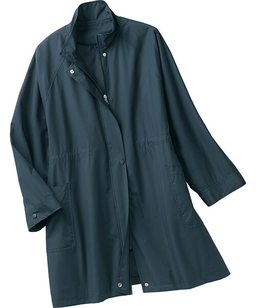 TAKASHIMAYA Style Plus / タカシマヤ スタイル・プリュ ステンカラーコート | テフロン加工コート（紺）