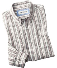 TAKASHIMAYA Style Plus / タカシマヤ スタイル・プリュ シャツ・ブラウス | サッカー長袖 ボタンダウンシャツ