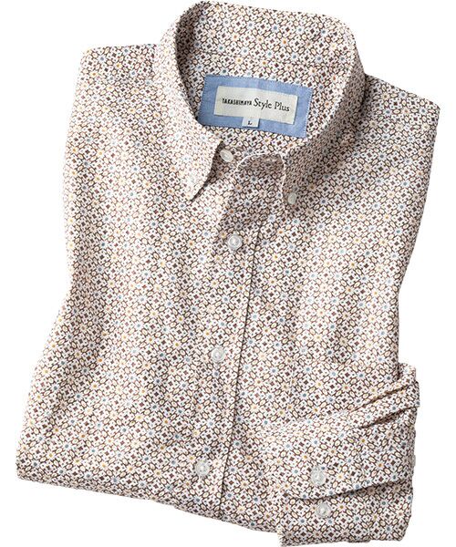 TAKASHIMAYA Style Plus / タカシマヤ スタイル・プリュ シャツ・ブラウス | サッカー長袖 ボタンダウンシャツ | 詳細1