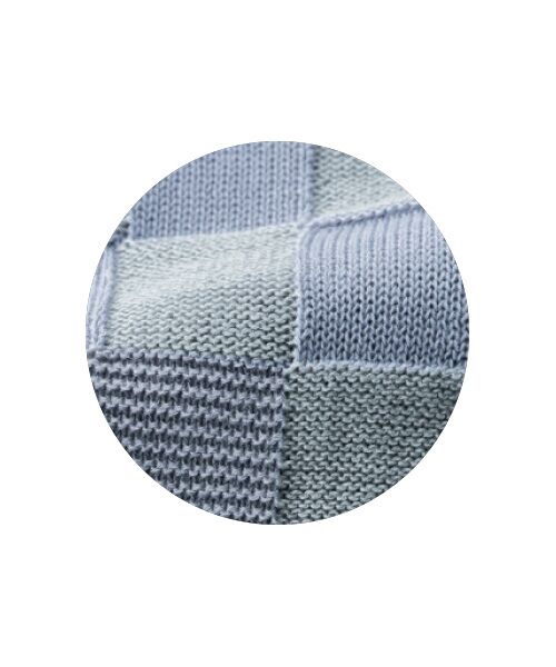 TAKASHIMAYA Style Plus / タカシマヤ スタイル・プリュ ニット・セーター | 麻混リンクス地柄 Vネックセーター | 詳細1