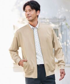 TAKASHIMAYA Style Plus / タカシマヤ スタイル・プリュ ブルゾン | ストレッチデニム調 MA-1タイプブルゾン