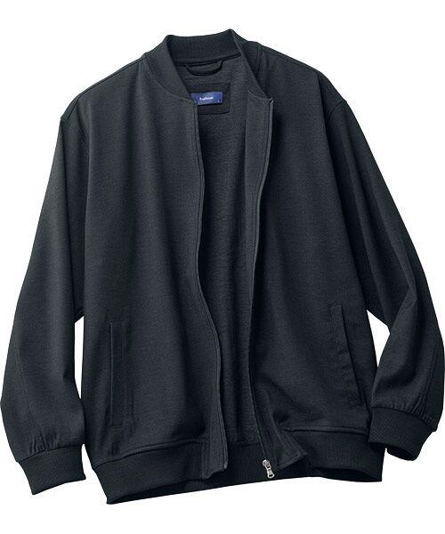TAKASHIMAYA Style Plus / タカシマヤ スタイル・プリュ ブルゾン | ストレッチデニム調 MA-1タイプブルゾン（ブラック）