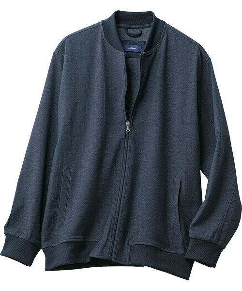 TAKASHIMAYA Style Plus / タカシマヤ スタイル・プリュ ブルゾン | ストレッチデニム調 MA-1タイプブルゾン（ネイビー）