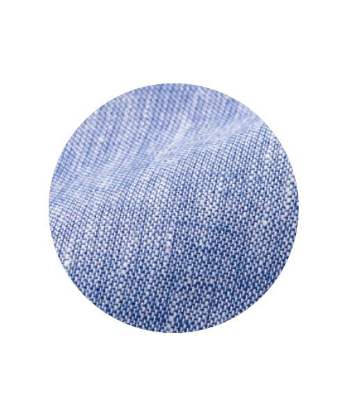 TAKASHIMAYA Style Plus / タカシマヤ スタイル・プリュ シャツ・ブラウス | 麻綿 無地半袖シャツ | 詳細1