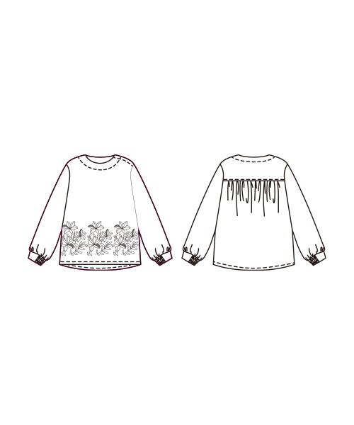 TAKASHIMAYA Style Plus / タカシマヤ スタイル・プリュ シャツ・ブラウス | 刺しゅうブラウス | 詳細3