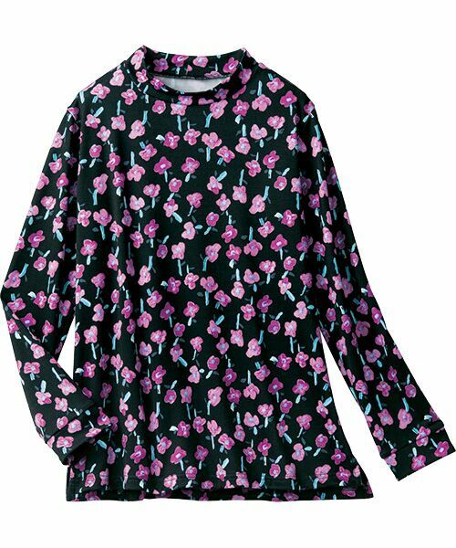 TAKASHIMAYA Style Plus / タカシマヤ スタイル・プリュ カットソー | プリントプルオーバー（黒系（花柄））