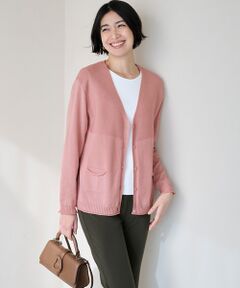 TAKASHIMAYA Style Plus / タカシマヤ スタイル・プリュ カーディガン・ボレロ | 五泉ニット切替えカーディガン