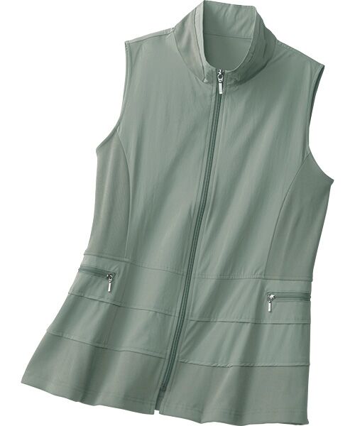 TAKASHIMAYA Style Plus / タカシマヤ スタイル・プリュ ベスト | デザインベスト（ライトカーキ）