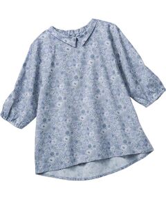 TAKASHIMAYA Style Plus / タカシマヤ スタイル・プリュ シャツ・ブラウス | 襟付プリントブラウス