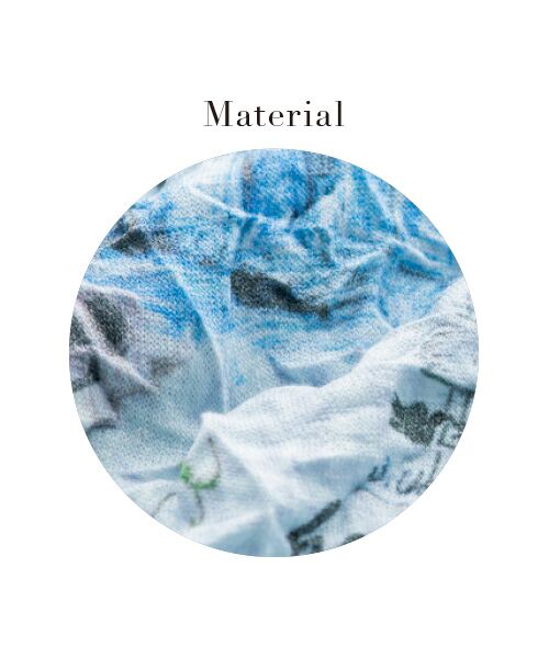 TAKASHIMAYA Style Plus / タカシマヤ スタイル・プリュ カットソー | ランダムプリーツ プルオーバー＜プリント> | 詳細2