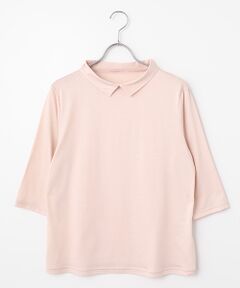 TAKASHIMAYA Style Plus / タカシマヤ スタイル・プリュ カットソー | テンセルコットン 襟付プルオーバー