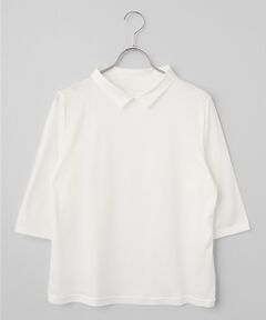 TAKASHIMAYA Style Plus / タカシマヤ スタイル・プリュ カットソー | テンセルコットン 襟付プルオーバー