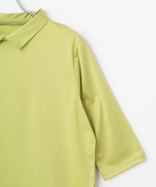 TAKASHIMAYA Style Plus / タカシマヤ スタイル・プリュ カットソー | テンセルコットン 襟付プルオーバー | 詳細7