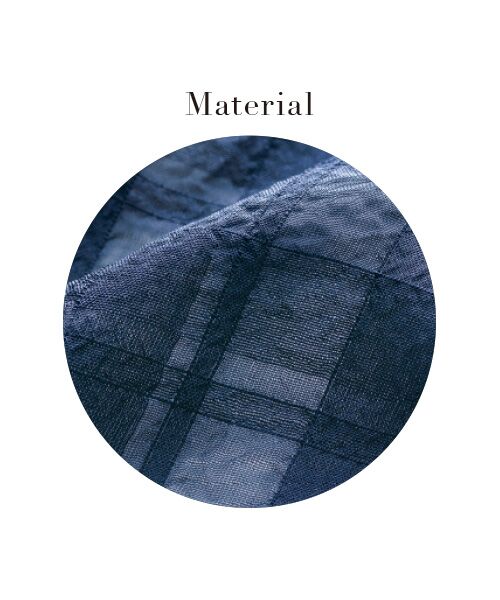 TAKASHIMAYA Style Plus / タカシマヤ スタイル・プリュ ブルゾン | 格子柄シアーブルゾン | 詳細1