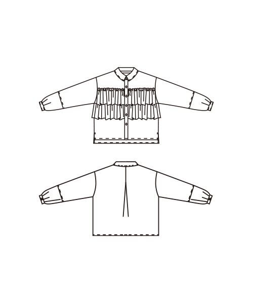 TAKASHIMAYA Style Plus / タカシマヤ スタイル・プリュ シャツ・ブラウス | ティアードブラウス | 詳細1