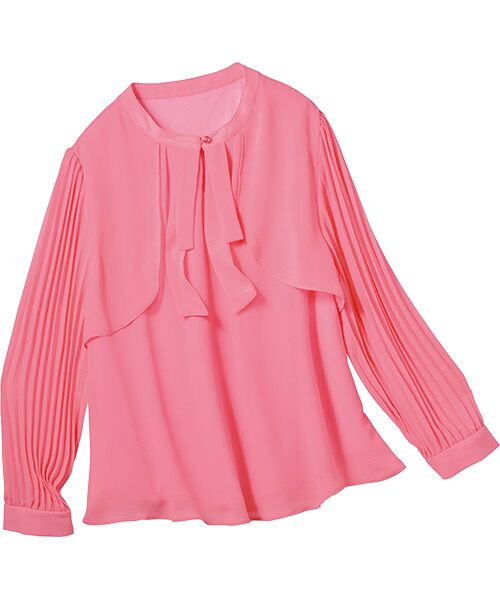 TAKASHIMAYA Style Plus / タカシマヤ スタイル・プリュ シャツ・ブラウス | ボウタイブラウス（ピンク）