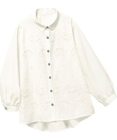 TAKASHIMAYA Style Plus / タカシマヤ スタイル・プリュ シャツ・ブラウス | 立体刺しゅうブラウス