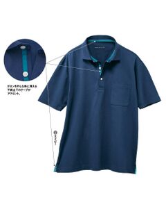 TAKASHIMAYA Style Plus / タカシマヤ スタイル・プリュ ポロシャツ | 吸水速乾 半袖鹿の子ポロシャツ