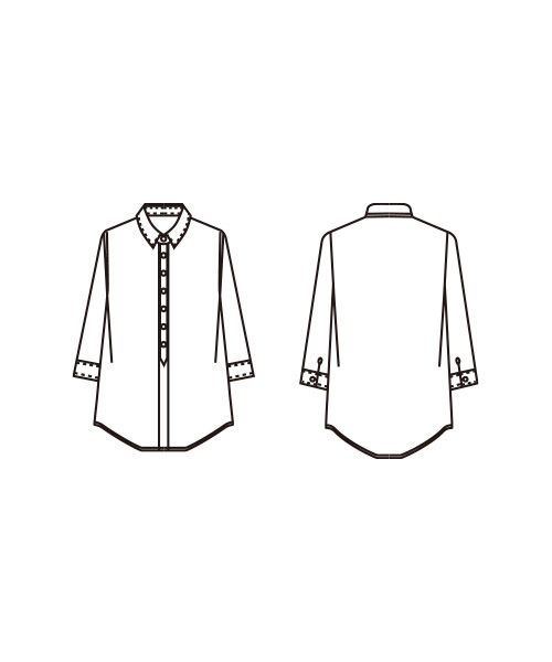 TAKASHIMAYA Style Plus / タカシマヤ スタイル・プリュ シャツ・ブラウス | 格子柄シャツジャケット | 詳細2
