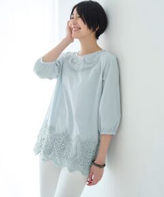 TAKASHIMAYA Style Plus / タカシマヤ スタイル・プリュ シャツ・ブラウス | 刺しゅう入りチュニックブラウス