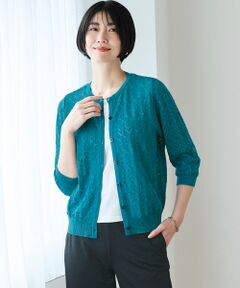 TAKASHIMAYA Style Plus / タカシマヤ スタイル・プリュ カーディガン・ボレロ | 五泉ニット麻入りカーディガン