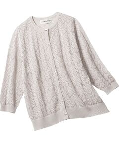 TAKASHIMAYA Style Plus / タカシマヤ スタイル・プリュ カーディガン・ボレロ | 五泉ニット麻入りカーディガン