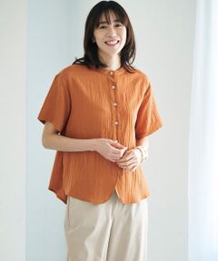 TAKASHIMAYA Style Plus / タカシマヤ スタイル・プリュ シャツ・ブラウス | ダブルガーゼブラウス