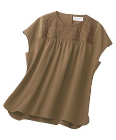 TAKASHIMAYA Style Plus / タカシマヤ スタイル・プリュ シャツ・ブラウス | 刺しゅう入りギャザーブラウス