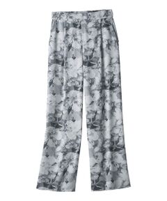 TAKASHIMAYA Style Plus / タカシマヤ スタイル・プリュ スラックス・ドレスパンツ | プリントワイドパンツ＜股下６８ｃｍ＞