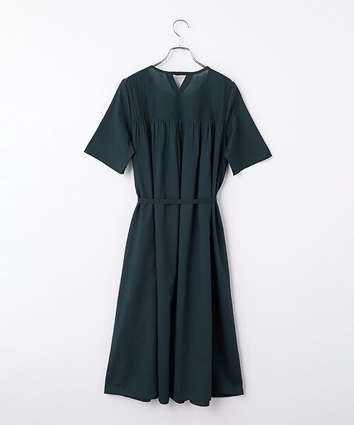 TAKASHIMAYA Style Plus / タカシマヤ スタイル・プリュ ロング・マキシ丈ワンピース | スモッキング刺しゅう入りワンピース<ロング丈> | 詳細4