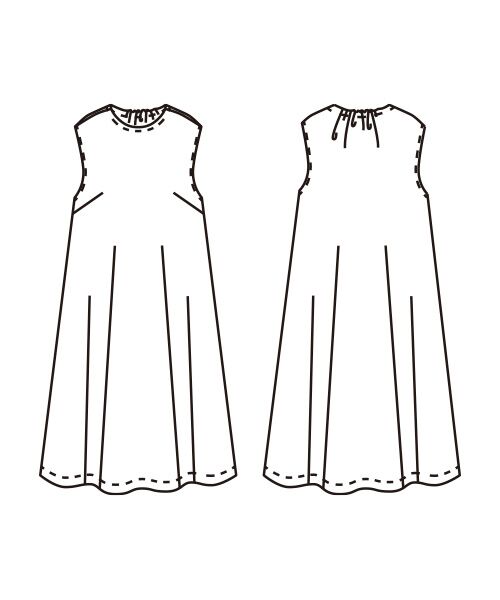 TAKASHIMAYA Style Plus / タカシマヤ スタイル・プリュ ロング・マキシ丈ワンピース | ジャカードレースワンピース<ロング丈> | 詳細2