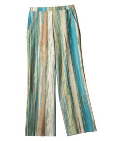 TAKASHIMAYA Style Plus / タカシマヤ スタイル・プリュ スラックス・ドレスパンツ | メッシュハイテンションプリントパンツ