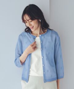 TAKASHIMAYA Style Plus / タカシマヤ スタイル・プリュ カーディガン・ボレロ | 水玉柄カーディガン