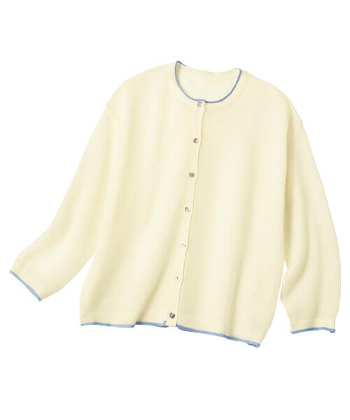 TAKASHIMAYA Style Plus / タカシマヤ スタイル・プリュ カーディガン・ボレロ | 水玉柄カーディガン(オフホワイト)