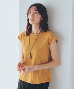 杢調オーガニックコットン デザインプルオーバー