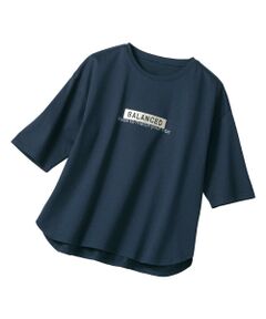 TAKASHIMAYA Style Plus / タカシマヤ スタイル・プリュ Tシャツ | 箔プリント入りプルオーバー